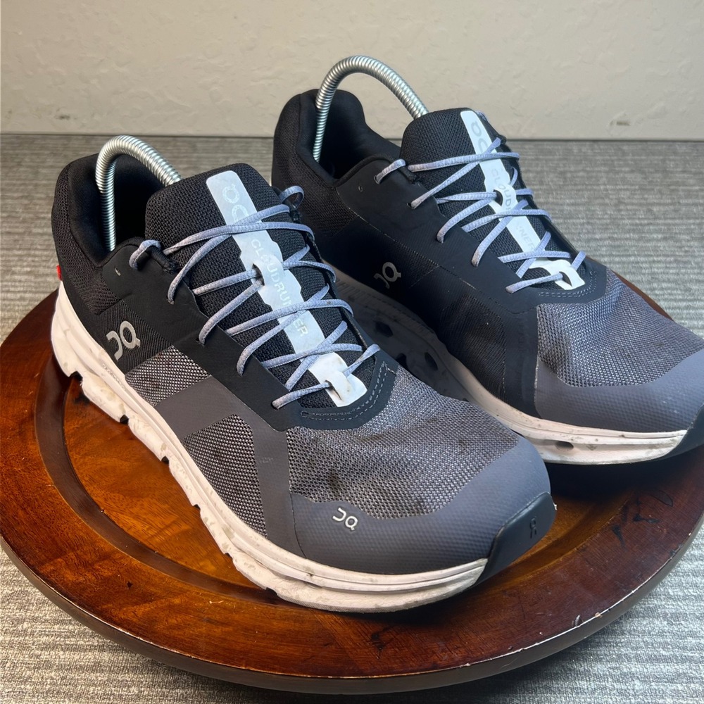 On Cloudrunner Running Shoes Men Road Training CloudTec 12.5 Shadow Sneakers